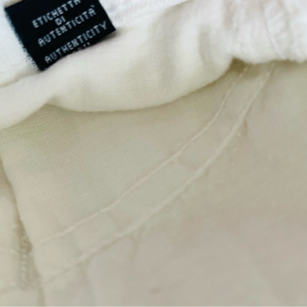Vintage Versace SIZE 27 white high rise tapered leg jeans - Picture 9 of 10
